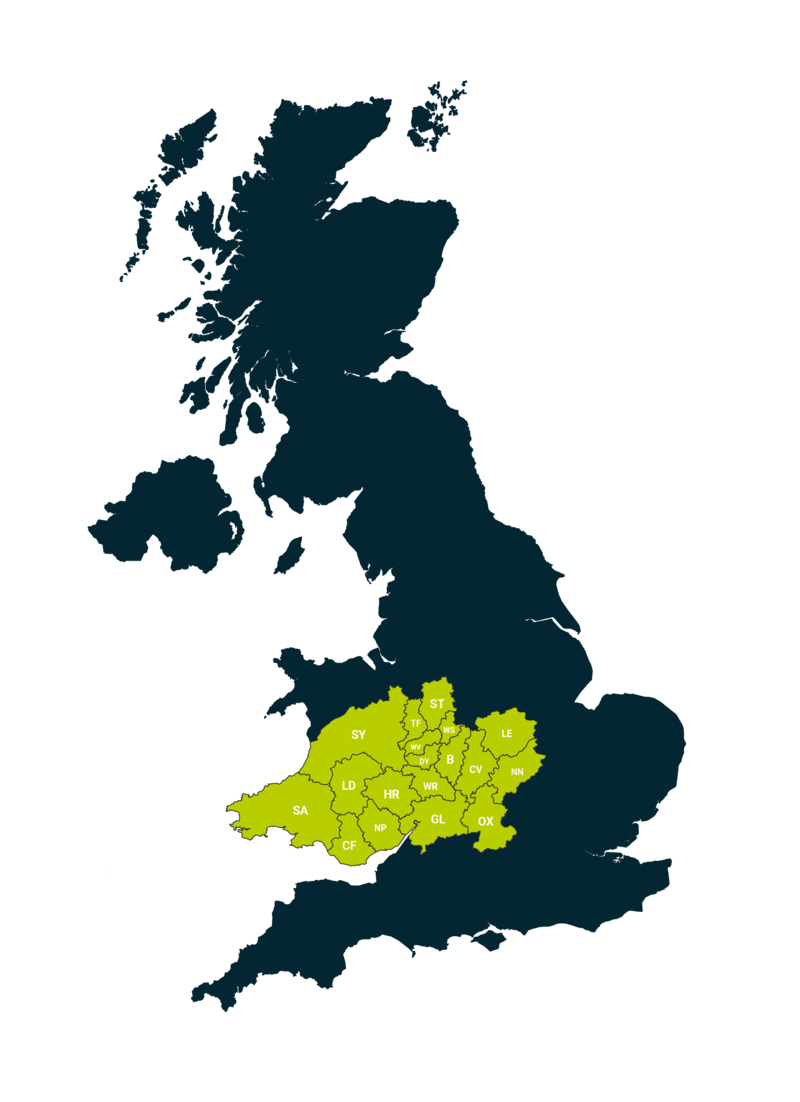 Midlands Map